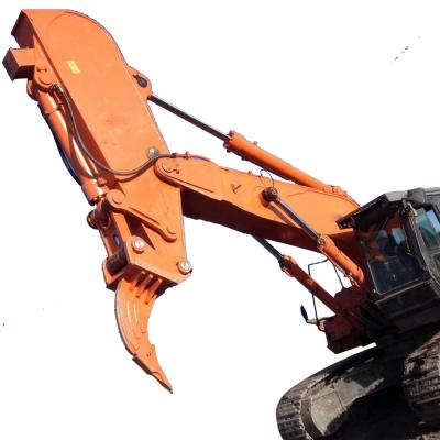 China Selling 80-90 ton rock boom and arm for excavator and it is heavy duty rock boom and arm in good condition. for sale