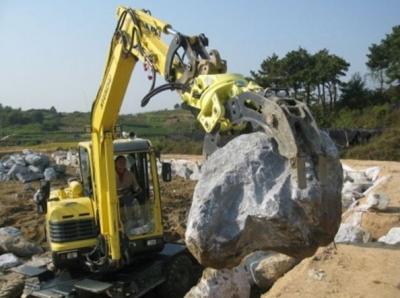 China 7-70 halten der hydraulische Tonnen-Bagger fest, schaukeln Art mechanisches Zupacken für Bagger zu verkaufen