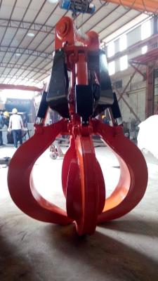 China 5-45t Excavator Stone Grapple For Grapple Bucket Orange Peel Scrap Grabs for sale