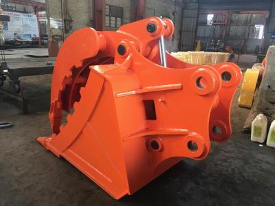 China Mini Hydraulic Excavator Thumb Bucket für SK120 SK160 SK220 Materialien landschaftlich gestaltend zu verkaufen