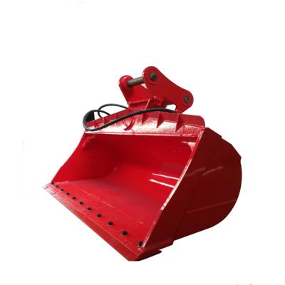 China Hochfeste Legierungs-Bagger-Tilt Bucket With-Doppelt-Schneiden zu verkaufen