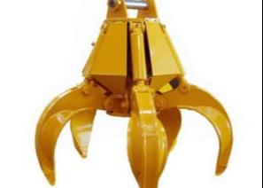 China Customized Four / Five Claws Orange Peel Grab For Heavy Duty Orange Peeling for sale