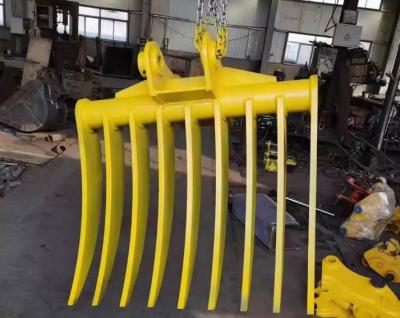 China 5-8 excavador Land Clearing Rake de los dientes para Kobelco SK120 SK150 en venta