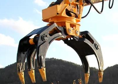 China Q690 Excavator Rotating Grapple Tree Shear Wood Grapple Equipment for sale