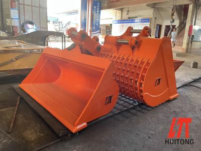 China 3-8 Tonnen des hydraulischen Kippenbagger-Bucket 1200-1500mm weit zu verkaufen