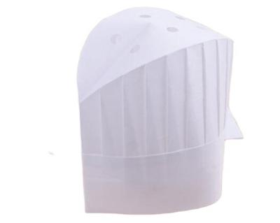 China Nonwoven Disposable Non Woven Round Lid Chef Hat for sale