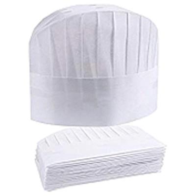 China Round Lid Non Woven Non Woven Disposable Chef Hat With Holes for sale