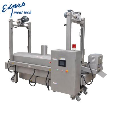 China Factory EXPRO Water-Oil Separation System Frying Machine CE Chicken Nuggets Fryer (BYZJ-V-400) for Meat Processing Machine for sale