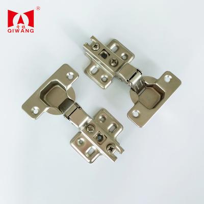 China Steel Nickel Plated Half-Overlap Two Way Cabinet Door Hinge With Cheap Price for sale