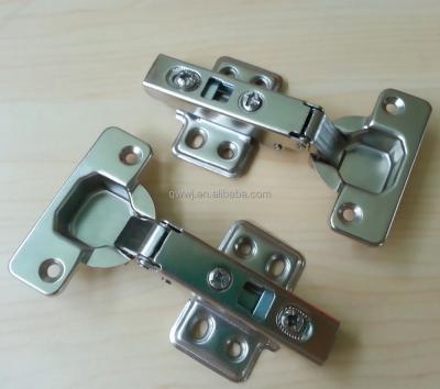 China Two Way Or Two Holes Rack Plate Door Hinge For Kitchen for sale