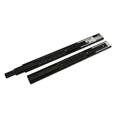 China Soft Narrow Ball Bearing Modern Furniture 45mm Full Extension Drawer Slides for sale