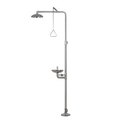 China SS304 All Stainless Steel Material Eye Wash Station BTF11S Emergency Shower With Eye Wash for sale