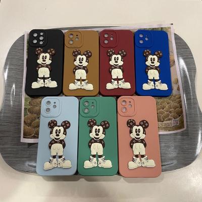 China New Angel Eyes Soft Silicone Cartoon Mickey Design Mobile Phone Case Shockproof Cover For iPhone 13 pro 12 mini 11 XS XR Se maximum 2020 for sale