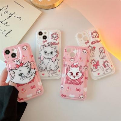 China New Shockproof With Stand Cute Cartoon Cat IMD Phone Case For iPhone 14 13promax 12Pro 11 XS XR 3D Shockproof Phone Case Back Cover for sale