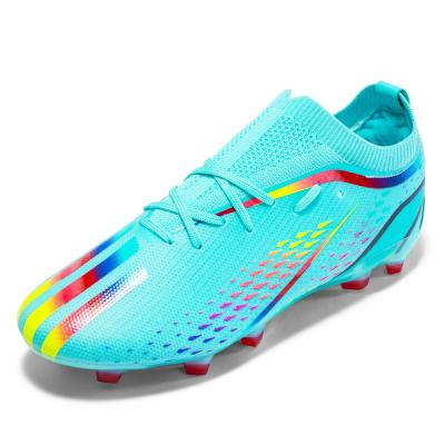 China PVC Customized Durable Mens High Top Turf FG Shoes Non-Slip American Football Soccer Shoes for sale