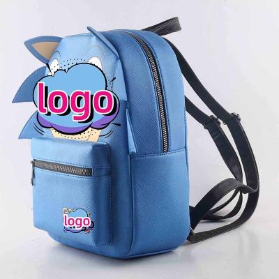 China Other Taihe Luggage Brand Logo OEM Custom Accepted Fashion Girl Crossbody Bag Women Backpack Pu Leather Ladies Cartoon Bag Supply for sale