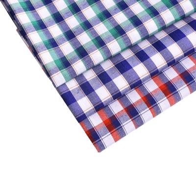 China Hot Sale Breathable Plaid Yarn Dyed Woven Shirt Fabric for sale