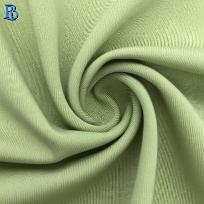 China 2022 Wholesale New Anti Pill 86% Polyester 14% Spandex 4 Way Stretch Knit Fabric for sale