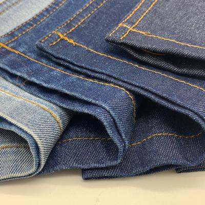 China Breathable High Quality Polyester Cotton Spandex Stretch Denim Fabric For Jeans for sale