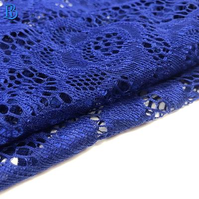 China Breathable New Designs Customized Lace Nylon Spandex Fabric For Women's Dress for sale