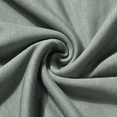 China Anti-bacteria Manufacturer Organic Bamboo Bamboo Fabric 95% 5%Spandex Knit Bamboo Fabric For Clothing for sale