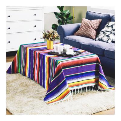 China Blanket Sand Cotton Breathable Table Flag Line Freed Leisure Yoga Mat Racial Discrimination Floor Mat Shawl Tassel Indian Style Table Mexican Flag for sale