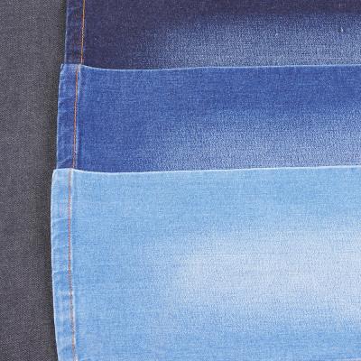 China Large Stocklot Anti-Static Release Quantity 9.8OZ Denim Fabrics Jeans Fabrics for sale