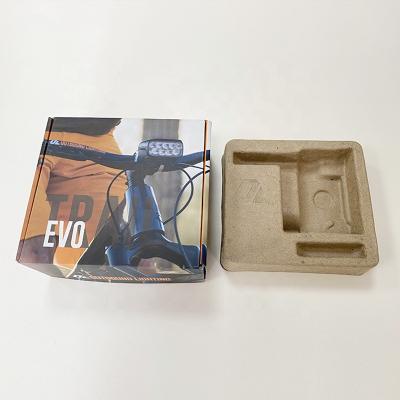 China Molded Disposables Pulp Wet Pressing Biodegradable Bagasse Paper Pulp Packaging Trays for sale