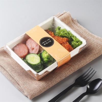 China Recycled Materials Restaurant Use Customized Fast Food Packaging Take Out Fast Food Box, Disposable Food Containers for sale