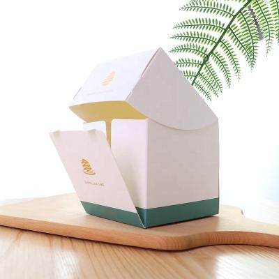 China New Product Launch Paper Food Containers Box Food Paper Box Machine Eco-friendly Cake Box for sale