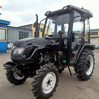 China Building Material Shops Good Quality 40HP 50HP 55HP 60HP 4WD Agricultural Equipment Contract Mini Farm Tractors With Loader for sale