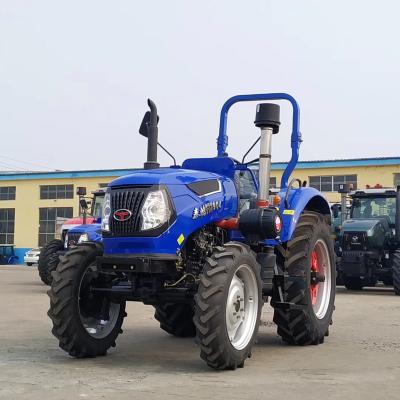 China Building Material Shop China Factory Supply 60HP 70HP 80HP 90HP 100HP Agricultural Farm Tractor With Canopy Cab for sale