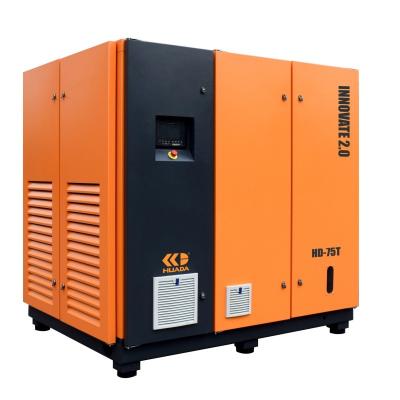 China Permanent Magnet Variable Frequency 22kw Lubricated Two Stage Compression Air Compressor for sale