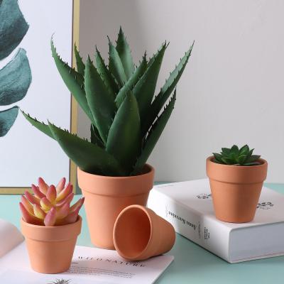 China Modern Red Terracotta Planter Cactus Succulent Nursery Flower Pots for sale