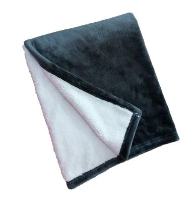 China Wholesale Luxury Solid Polyester High Quality Pet Function Soft Warm Waterproof Flannel Blanket Waterproof for sale