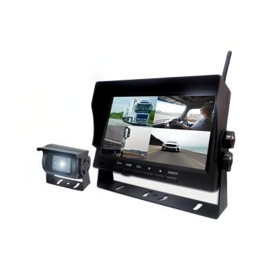 China 720P drahtloses 7-Zoll-Lkw-Rückansichtskamera-Monitor-Kit mit IP67 wasserdichtem DVR zu verkaufen