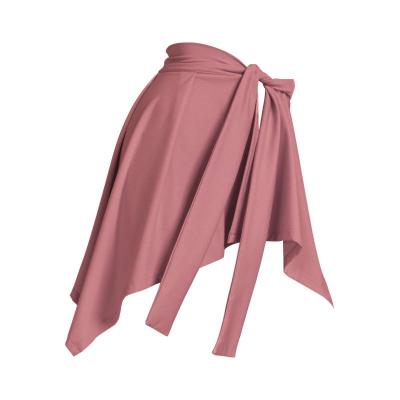 China Fashion All-match Woman Sports Breathable Selling Strappy Irregular Shorts Skirts for sale