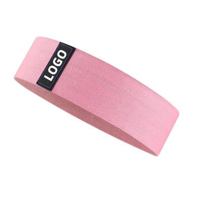 China High Quality Latex Resistance Band Latex Cotton+Cotton Latex Exercise Workout Fitness for sale