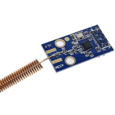 China CC1101 Standard Wireless Transceiver Module 433MHz 2500 NRF Distance Transmission Panel OOK ASK MSK Modulation Programmable Control for sale