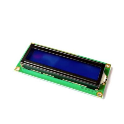 China LCD1602 LCD Module Blue 1602 / Yellow Green Screen 16x2 Character LCD Display PCF8574T PCF8574 IIC I2C Connect 5V 80mm x 35mm x 11mm for sale