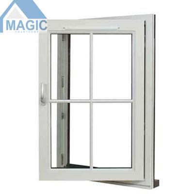 China Magnetic Screen Cheap Price 1.4mm Thickness Aluminum Tilt Tower Window With Single Glass Windows Stained Glass Doors Factory for sale