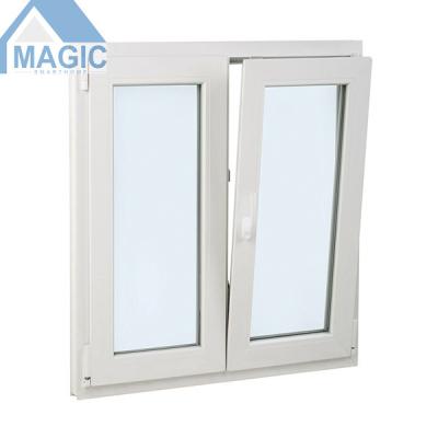 China Magnetic Screen Cheap Price 1.4mm Thickness Aluminum Tilt Tower Window With Single Glass Windows Stained Glass Doors Factory for sale