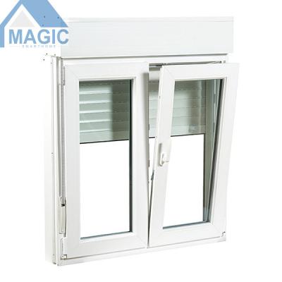 China Magnetic Screen Good Quality Tilt Turn Window With Triple Glass Aluminum Window Glass Home Windows Factory for sale