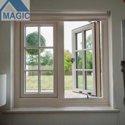 China Magnetic Screen Profile Window Curtains Glass Window Design Aluminum Casement Window For Home for sale