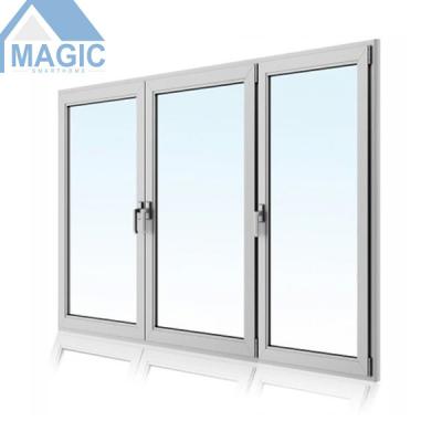 China Factory Magnetic High Quality Aluminum Stained Glass Window Curtain Construction Weijia Aluminum Screen Window for sale