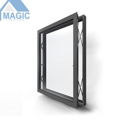 China Big Size Magnetic Heavy Duty Awning Window High Quality Windows Awning Screen Stained Glass for sale