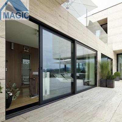 China Heat Insulation Soundproof Sliding Aluminum Door For Europe Market for sale