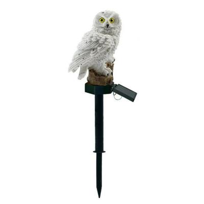 China Outdoor Garden Solar LED Garden Lights Unique Owl Animal Lawn Decoration Waterproof Christmas Lights for sale