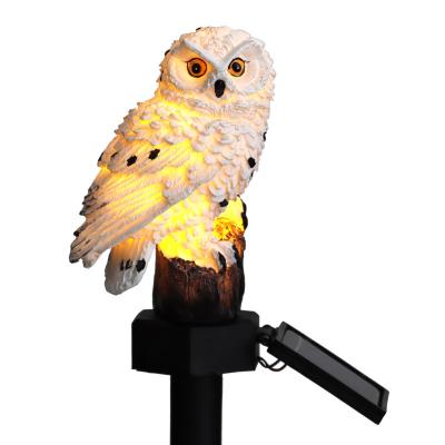 China Garden LED Night Light Solar Owl Shape Lawn Light Outdoor Garden Yard Decoration for sale