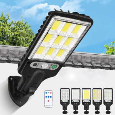 China Garden Human Body Induction With Light Remote Control Garden Wall Waterproof LED Solar Lighting Street Light for sale